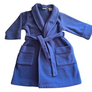 L.L. Bean Kids Cozy Blue Robe 2T Clean